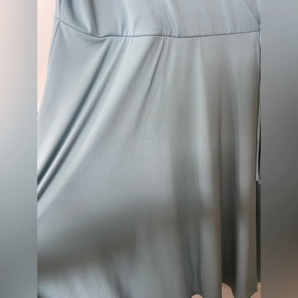 H&M Elegant Blue Wrap Dress - Picture 4 of 7